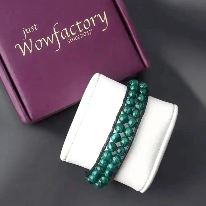 malachite men wristband