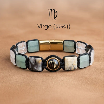 Virgo Zodiac Bracelet – Precision, Clarity & Grounded Wisdom Ruled By Mercury