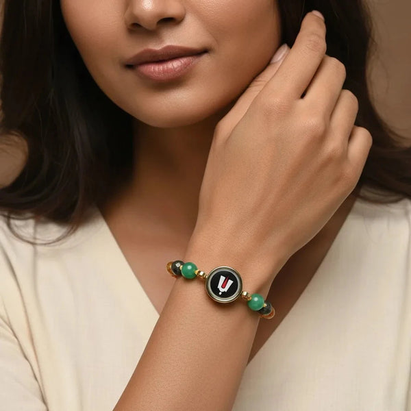 [Limited Edition] Wealth Magnet Balaji Pyrite Citrine, Aventurine Kalawa Bracelet