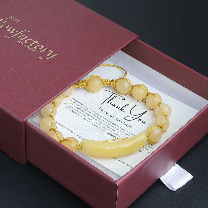 Yellow Jade bracelet