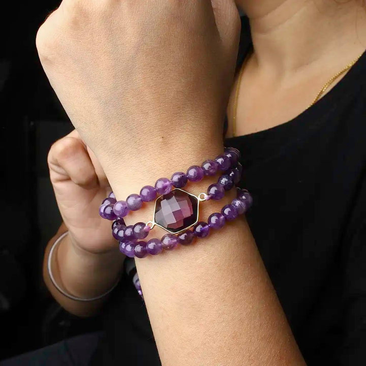 amethyst bracelets for women