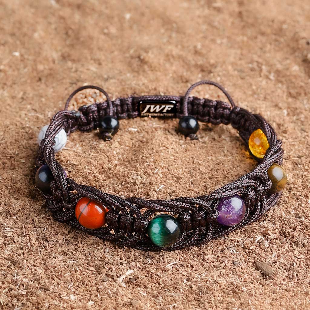 African Tribal Vivid Hand Made bead Stretch Bracelet - Bess Heitner Jewelry  Designs