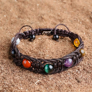[LIMITED EDITION ] The Finest 7 Chakra Indian Tribal Bracelet