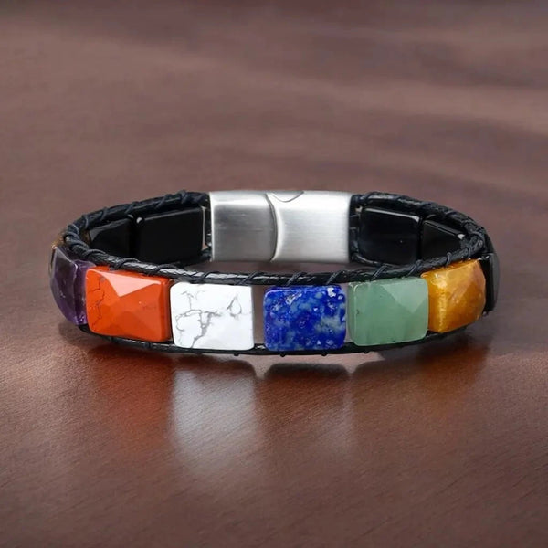 One ness in all 7 chakra bracelet men wristband