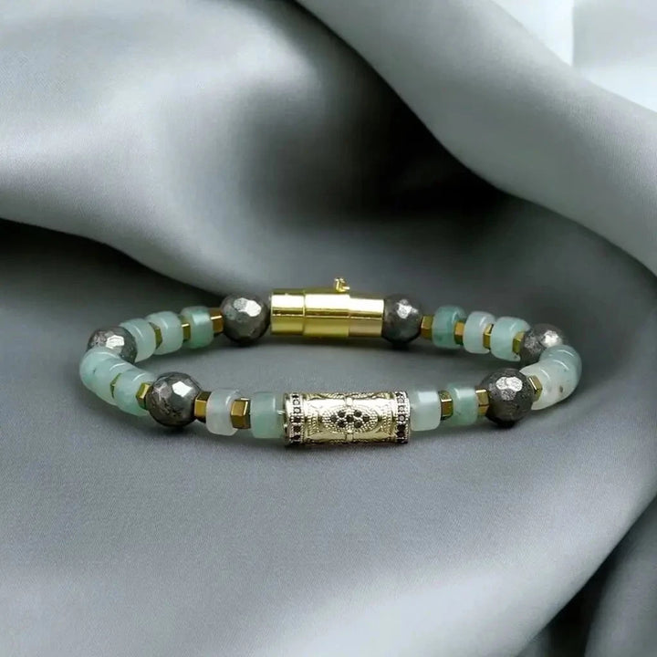 Aventurine pyrite bracelet benefits