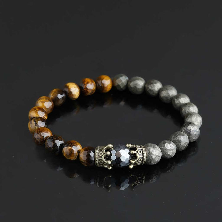 Tiger Eye Pyrite Bracelet