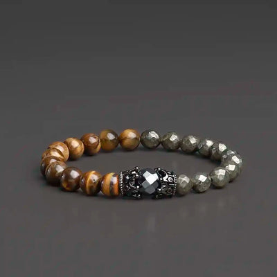 The Marvels Of Perfection Tiger Eye Pyrite Bracelet