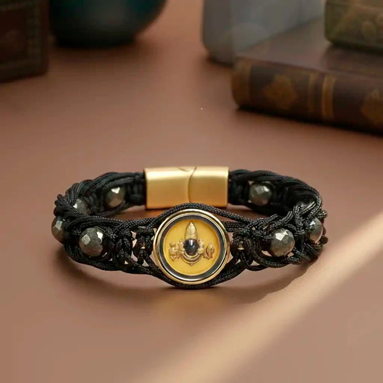 Blessed Prosperity | Wealth & Opportunity Bracelet (Balaji Pyrite)