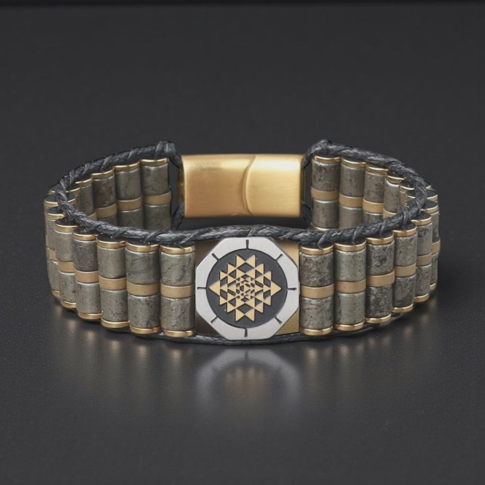 Sriyantra Pyrite Bracelet