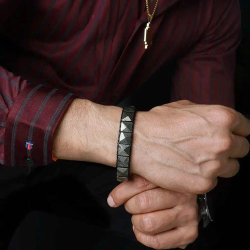 The Wealth Creator  Premium Flat bead Pyrite Bracelet