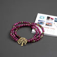 Spiritful Reverie The Tree of Life Ruby Bracelets