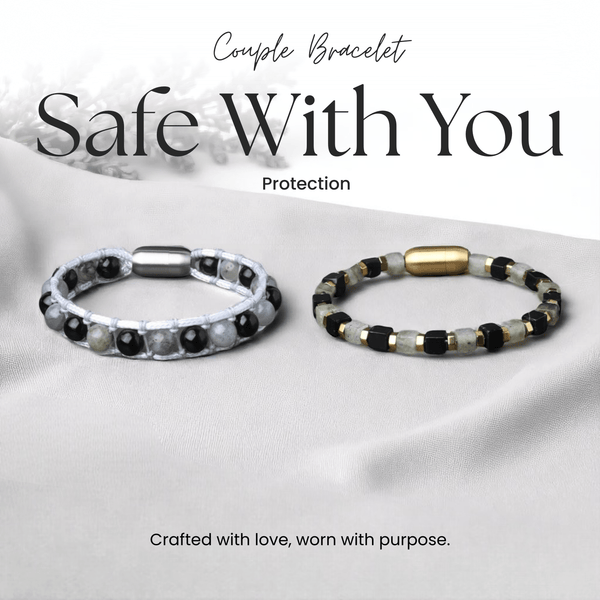 Safe With You – Protection Couple Bracelets