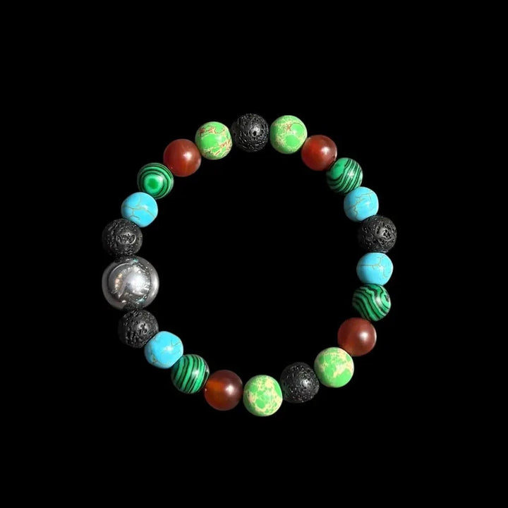 shop 7 chakra bracelet with stretchable band