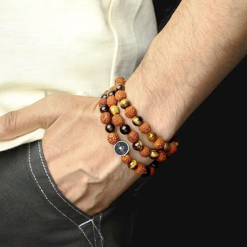 Chakra Rudraksha armband | Adelea