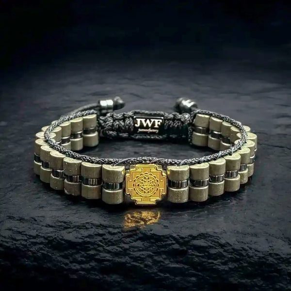 golden pyrite bracelet