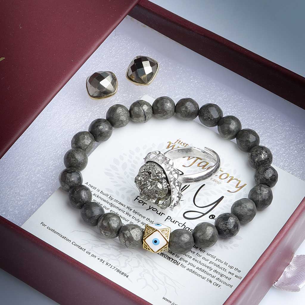 Handmade Raw Pyrite Boho Bracelet With Mixed Natural Stones And Leather  Wrap 5 Desert Strands For Women CX200730 From Quan10, $14.93