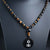 JWF™ Shiva's Blessing 108 Tiger Eye Obsidian Pendant Mala