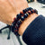 JWF™ High Quality Natural Red Tiger Eye Agate Pair Happiness Bracelet
