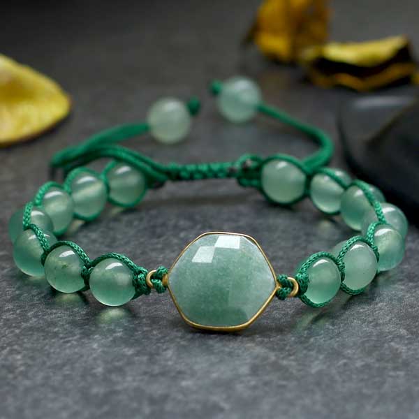 Malachite et aventurine verte - bracelet médium - L'Améthyste.be - srl  Ocheron