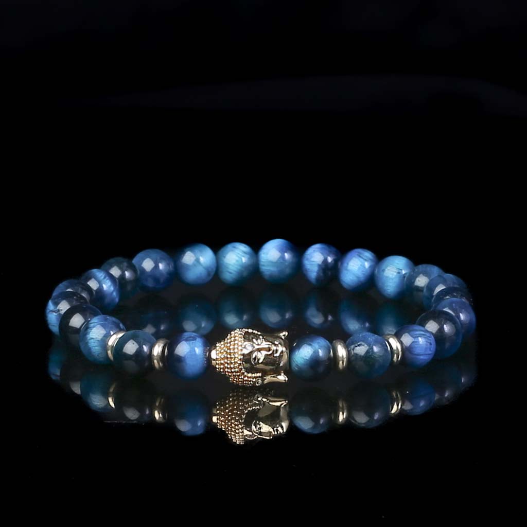 JWF™ Irrefutable Inner Calm Blue Tiger Eye Bracelet