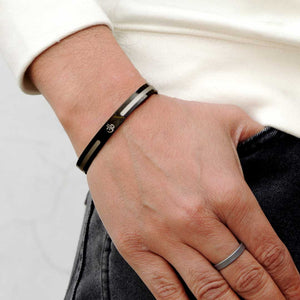 JWF ™ "Living A Simplicity" Mahadev Stainless Steel Bracelet