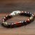 Conquering Noise Red Tiger Eye Buddha Bracelet
