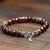Conquering Noise Red Tiger Eye Buddha Bracelet