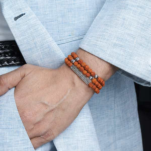 JWF™ Light Up Divinity Inside Rudraksha Bracelet