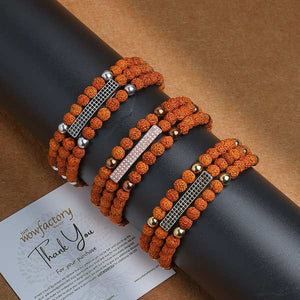 JWF™ Light Up Divinity Inside Rudraksha Bracelet