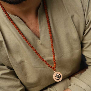 JWF The Mightiest of all Shiva 108 Rudrakhsa pendant mala