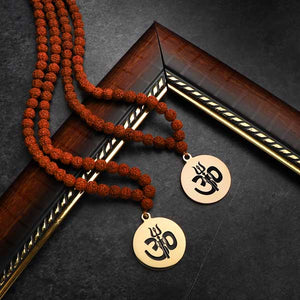 JWF The Mightiest of all Shiva 108 Rudrakhsa pendant mala