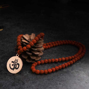 JWF The Mightiest of all Shiva 108 Rudrakhsa pendant mala