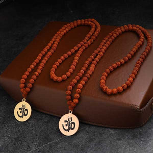 JWF The Mightiest of all Shiva 108 Rudrakhsa pendant mala