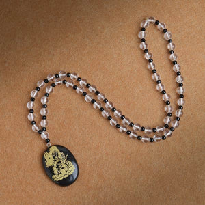 JWF™ The Supreme Saviour 108 Shiva Clear Quartz, Citrine, Rudrakasha Mala