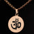 JWF™ The undeterred Mind Stainless steel Aum Pendant Necklace