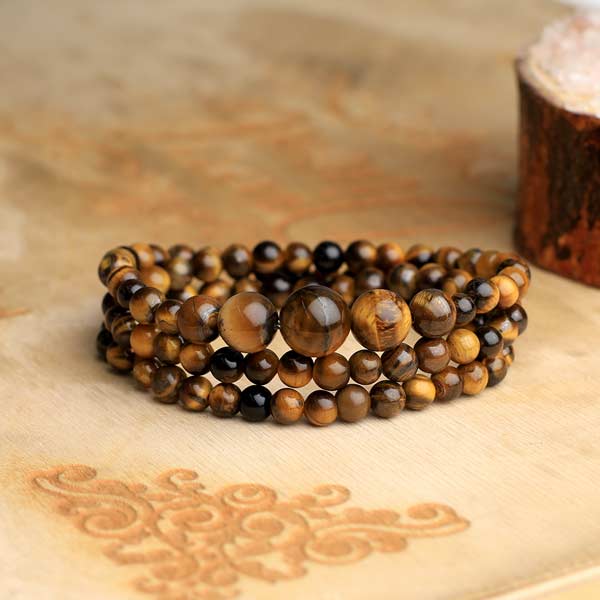 Tiger Eye Beads Bracelet