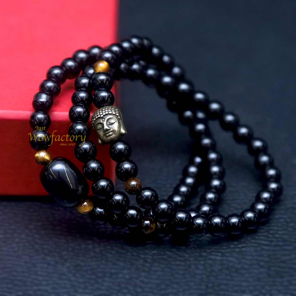 Black deals buddha bracelet