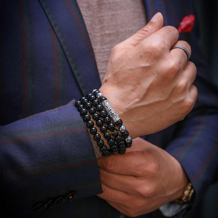 Black Bracelet for Men