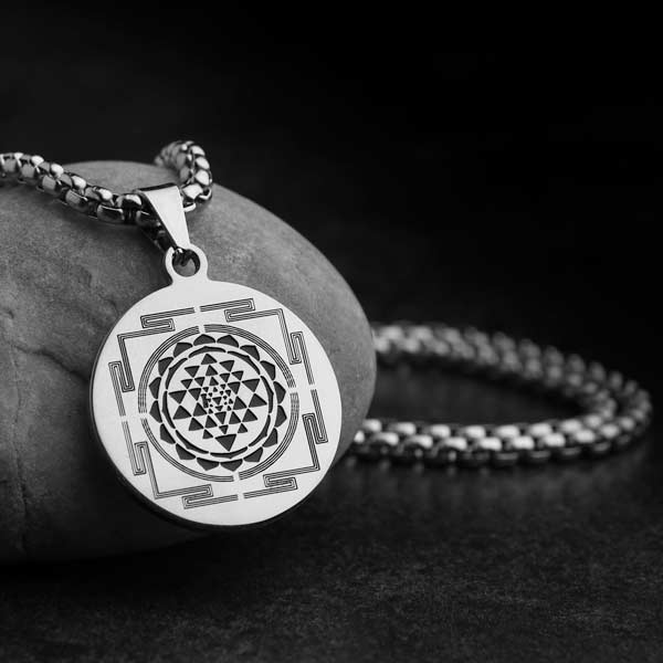 Sri chakra online pendant silver