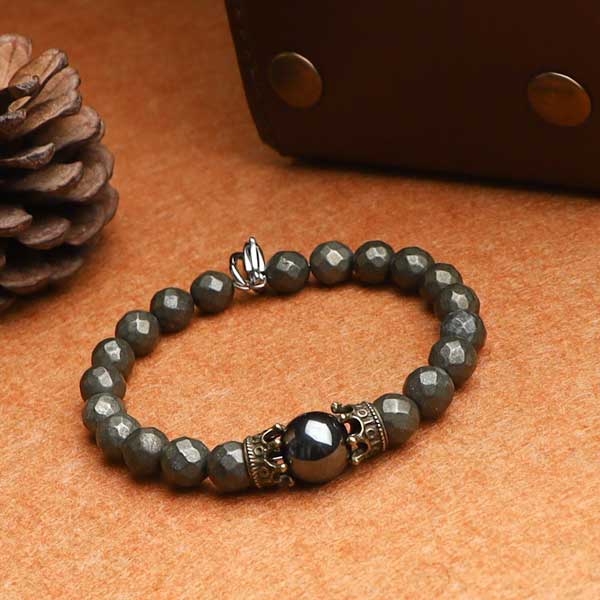 Men Pyrite Bracelet