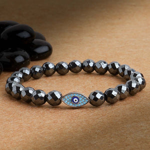 JWF Momentous Rise Premium Evil Eye Hematite Bracelet