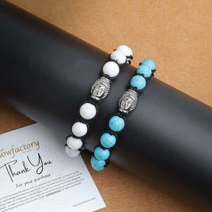 JWF™ Spiritual Simplicity Howlite & Turquoise Bracelet